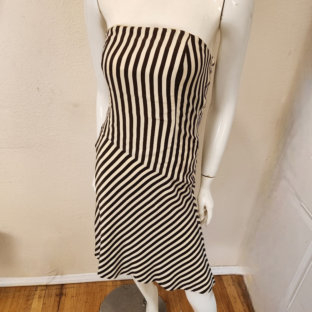 Carolina Herrera strapless bodycon silk